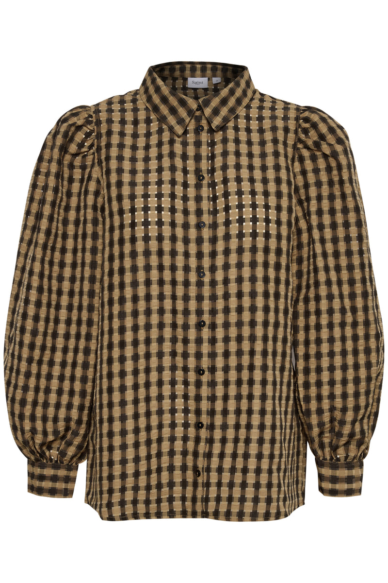 Bluse Jackleen mit Karomuster