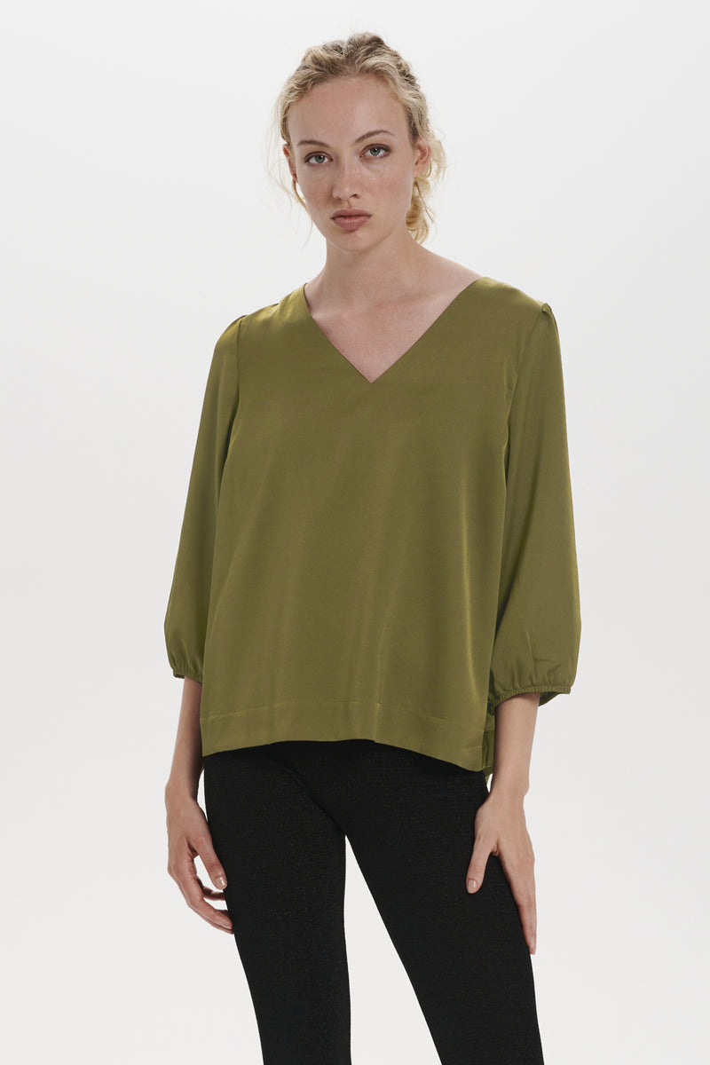Bluse Jaime in Army Green