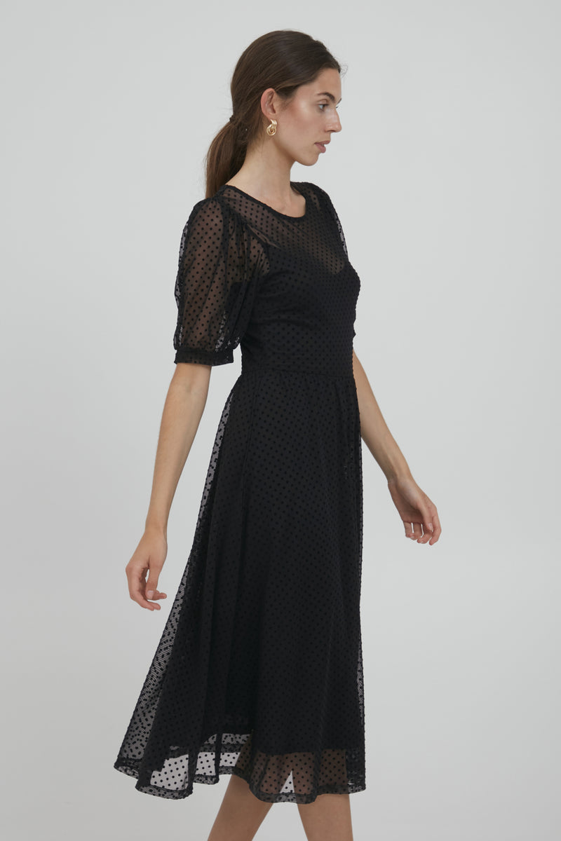Kleid Spottie in Black