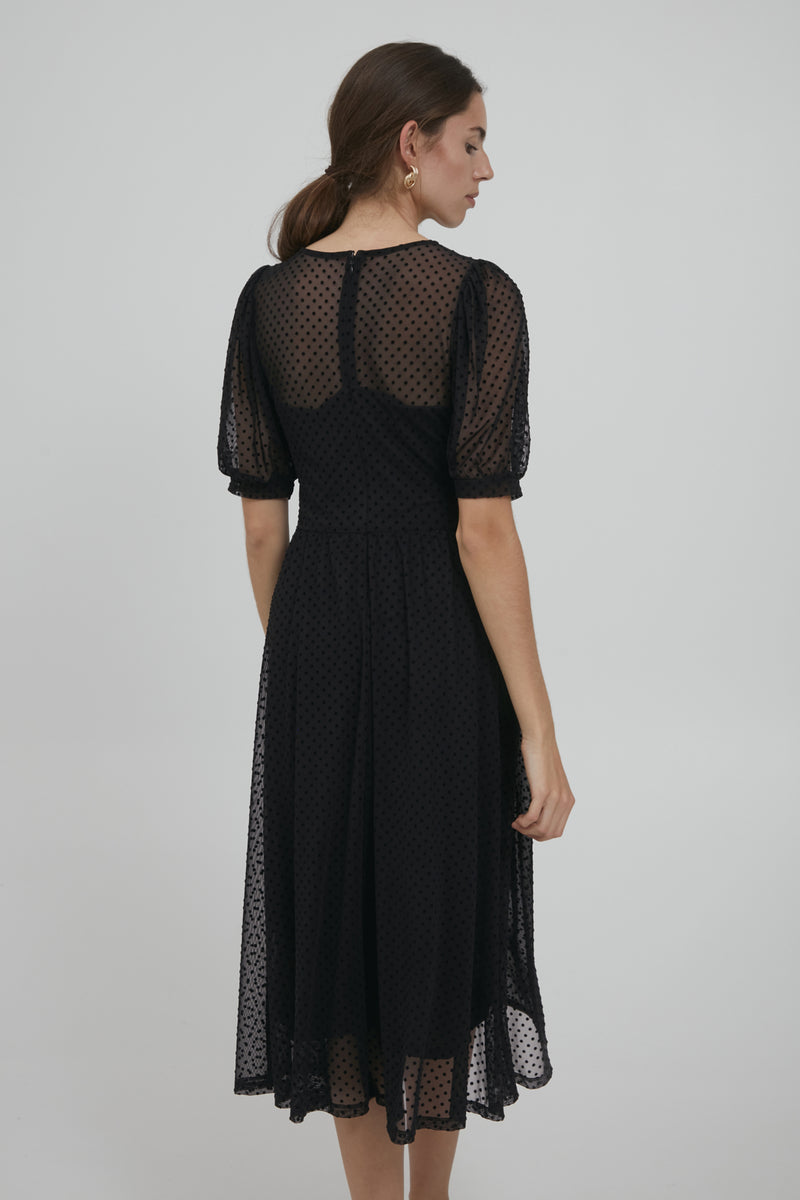 Kleid Spottie in Black