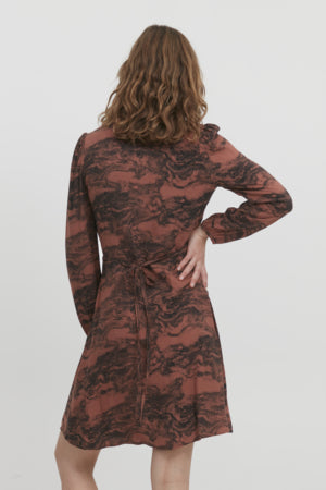 Kleid Vera in Mahogany