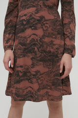 Kleid Vera in Mahogany