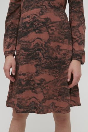 Kleid Vera in Mahogany