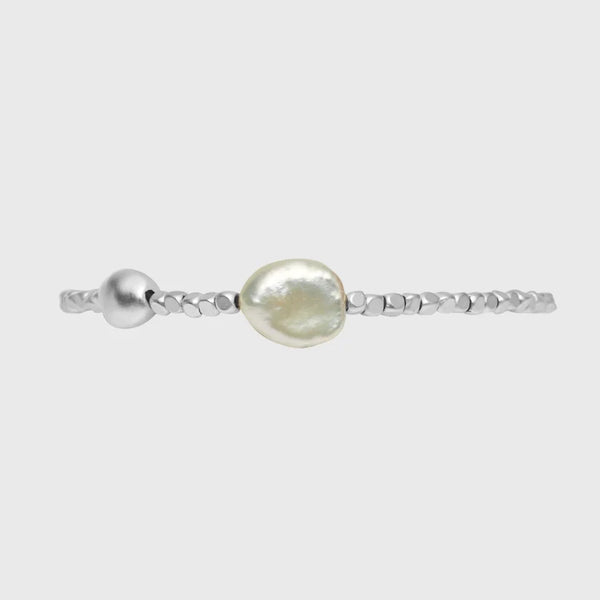Armband Audrey Pearl in Silber