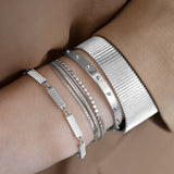 Armband Björk Link Rhodium