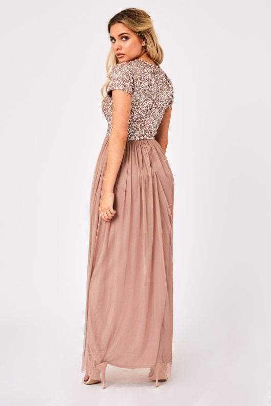 Paillettenkleid Mink - SHILA