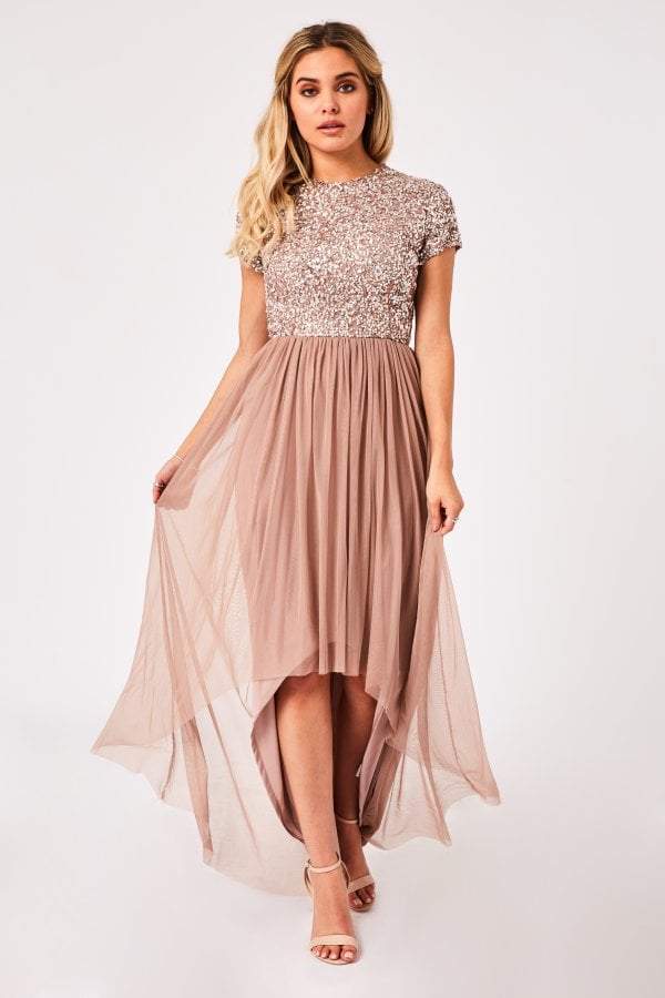 Paillettenkleid Mink - SHILA