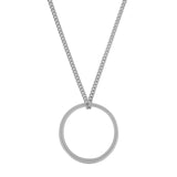 Infinity Simple Halskette Rhodiniert