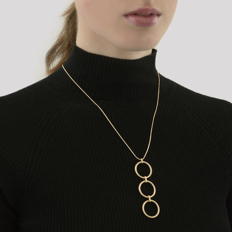 Kette Tabitha 3 Circle in Gold