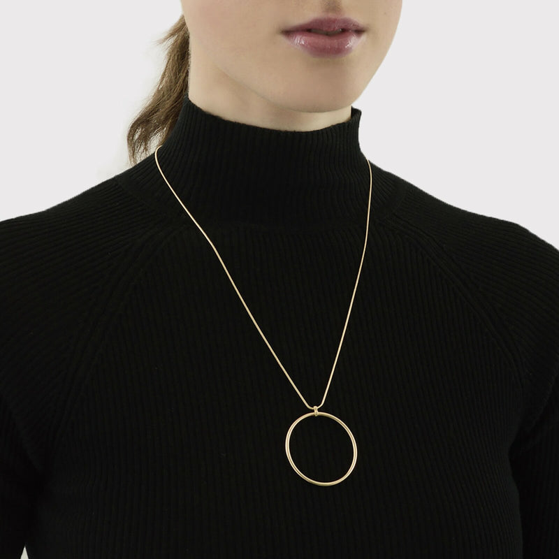 Kette Tabitha Single Circle in Gold