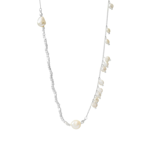 Kette Audrey Long Pearl in Silber