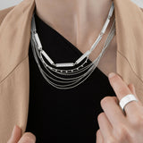 Kette Björk Link Rhodium