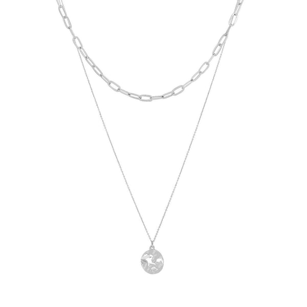 Layering Kette Alma Rhodium