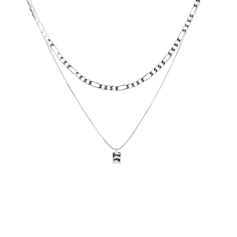 Layering Kette Alma Square Silber