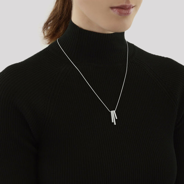 Kette Vanity Simple Bar in Silber