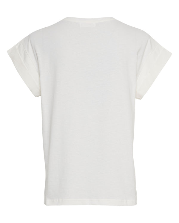 T-Shirt Alva in White/Cap Flower