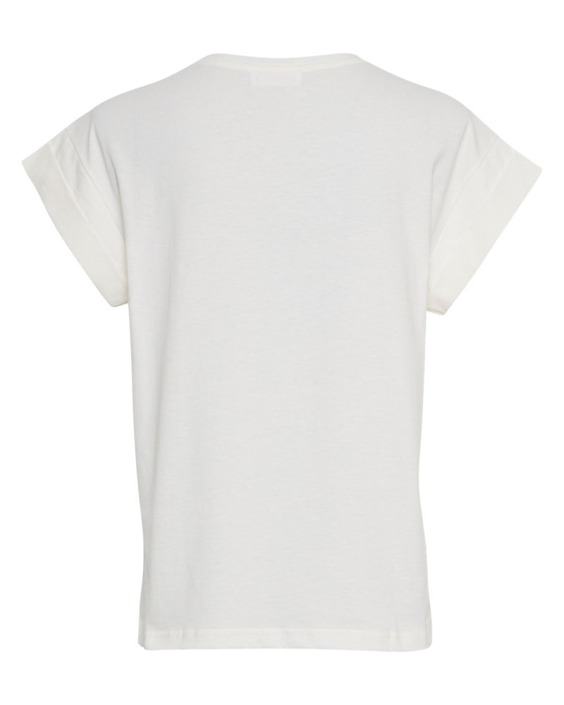 T-Shirt Alva in White/Cap Flower