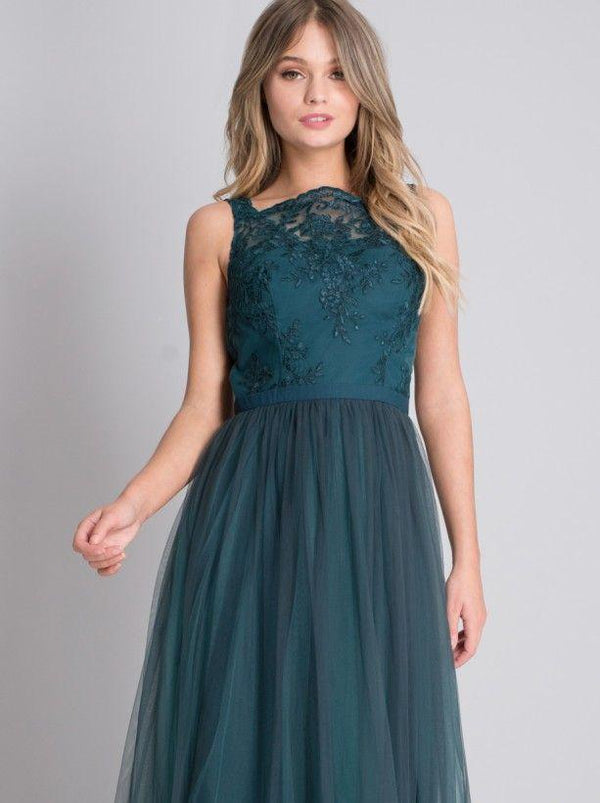 Tüllkleid Georgina Grün - SHILA