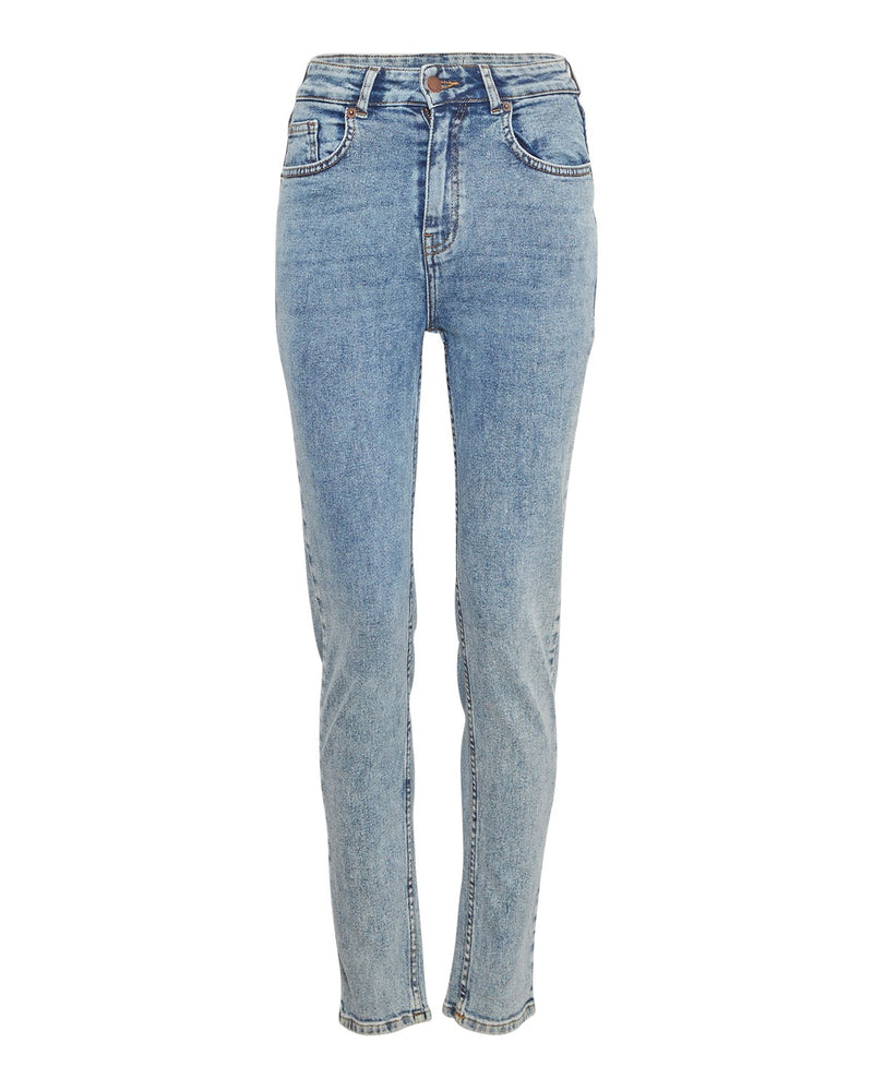 Momjeans Crystal in Light Denim Blue