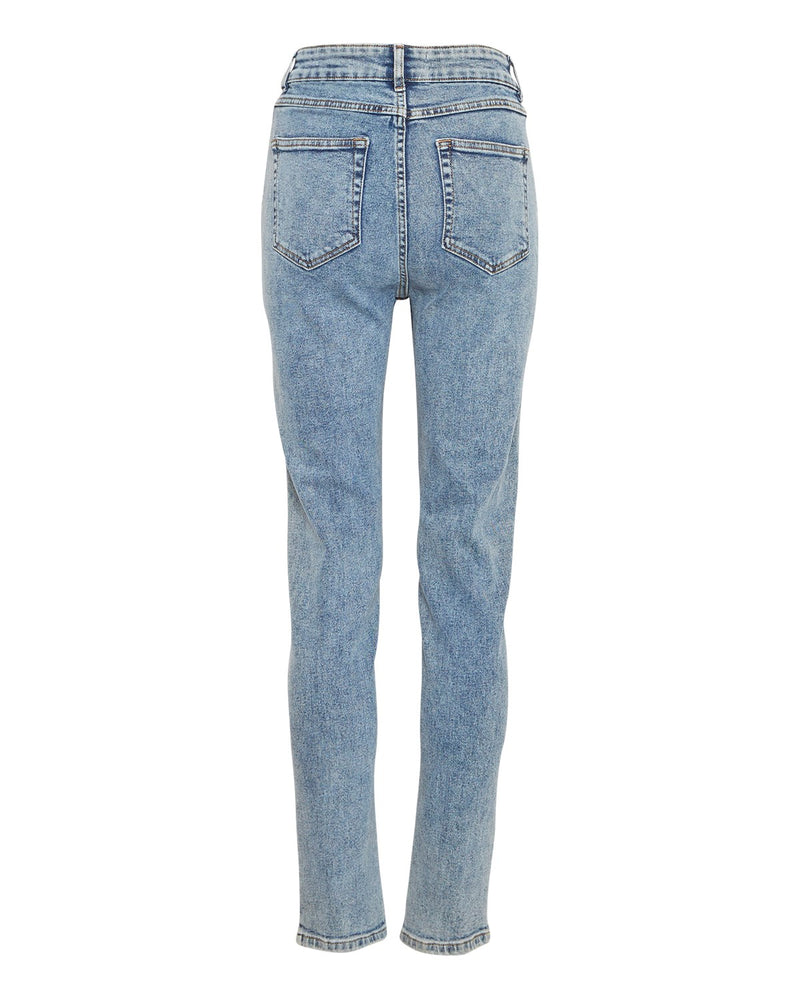 Momjeans Crystal in Light Denim Blue
