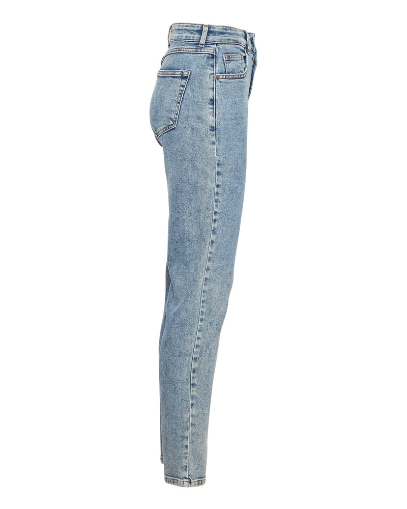 Momjeans Crystal in Light Denim Blue