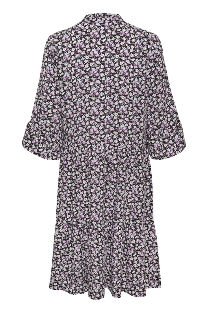 Kleid Eda in Black Myosotis