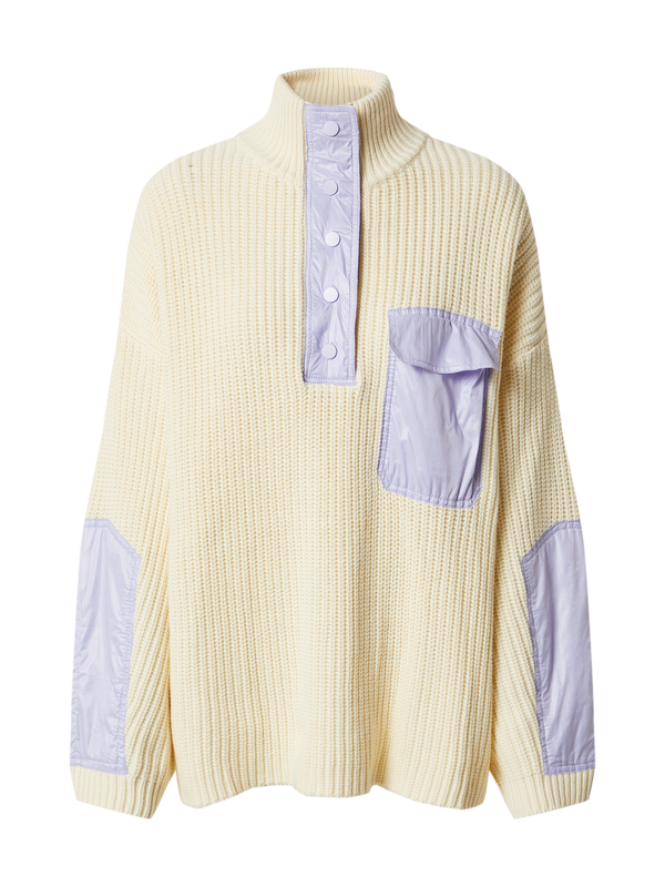 Pullover Bente in Winter White/ Lilac