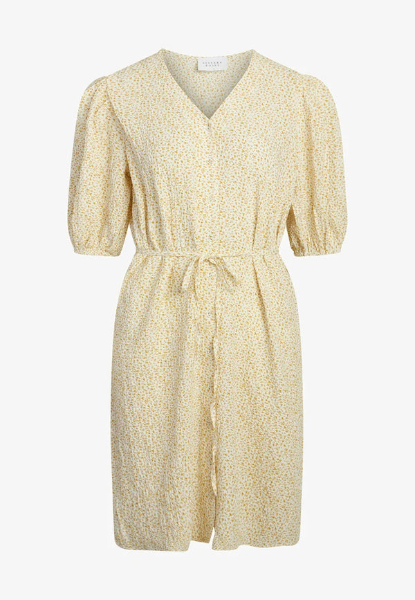 Kleid Elica in Yellow Flower