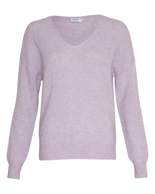 Pullover Femme Mohair in Lilac Melange