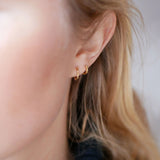 Ohrringe Classic Hoops in Gold