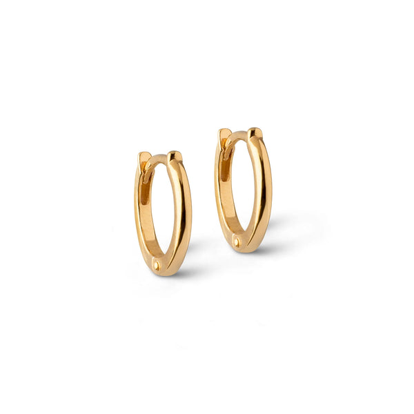 Ohrringe Classic Hoops in Gold