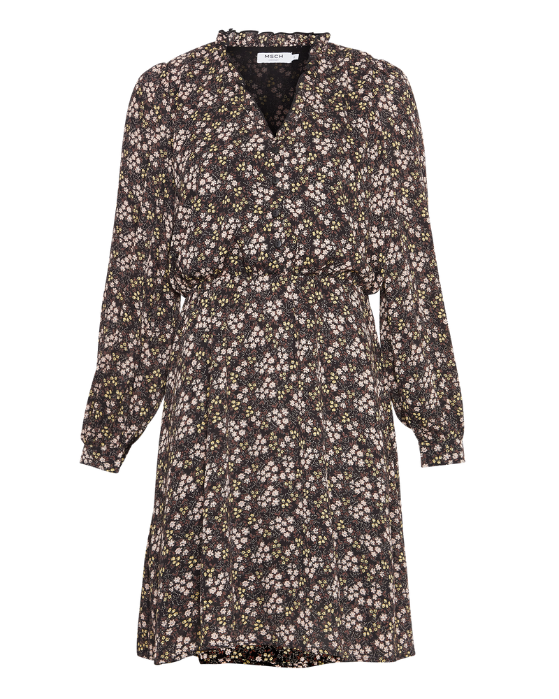 Kleid Iluna in Black Flower