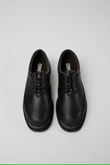 Lederschnürschuh Pix in Schwarz