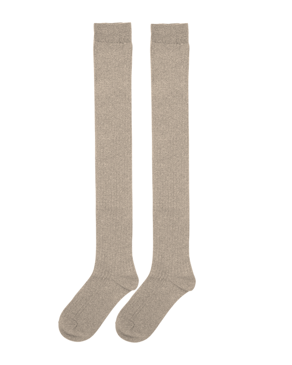 Knee Socks in Dune Melange