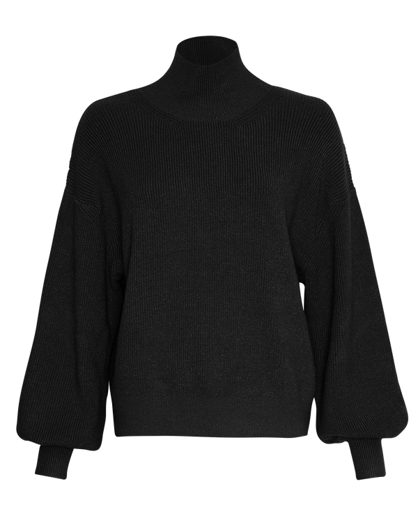 Pullover Magnea Rachelle Rib in Black Beauty