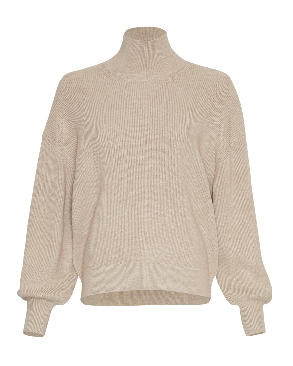 Pullover Magnea Rachelle Rib in Trench Coat Melange