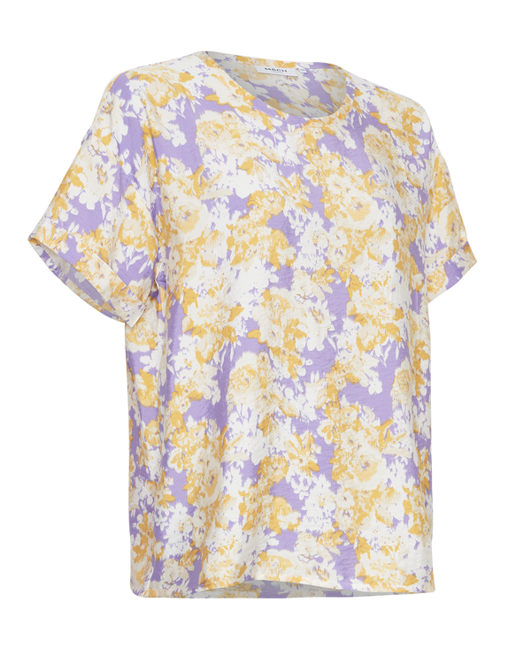 Shirt Marte Ladonna in Purple Flower