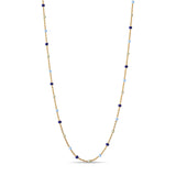 Kette Lola in Gold/ Marine