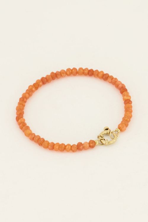 Armband Perle in Orange