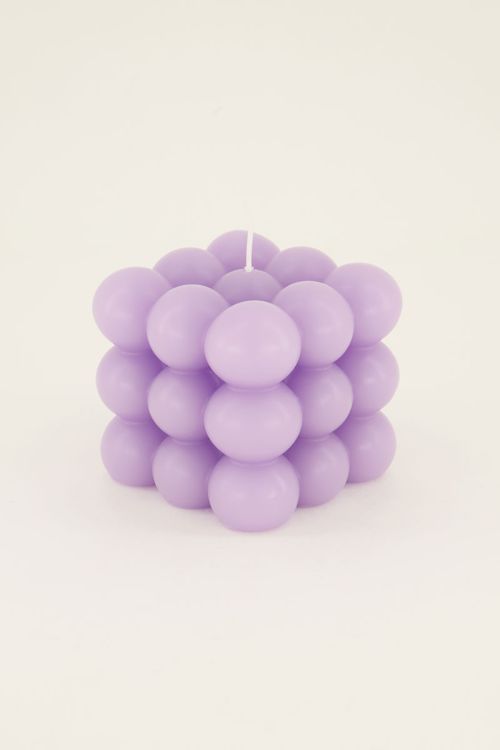 Kerze Bubble in Lila