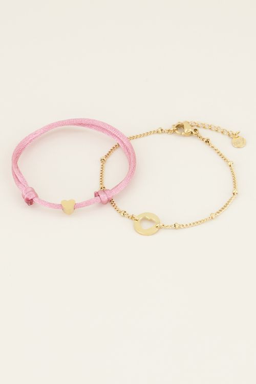 Armband Mother & Daughter Mini in Gold