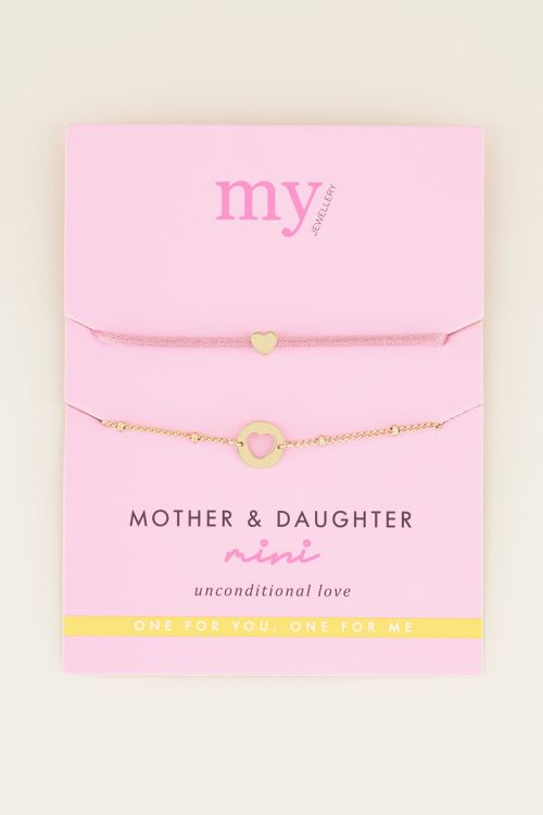 Armband Mother & Daughter Mini in Gold