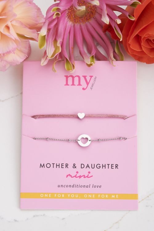 Armband Mother & Daughter Mini in Silber