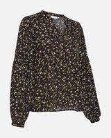 Bluse Bellaris Jalina in Black Flower