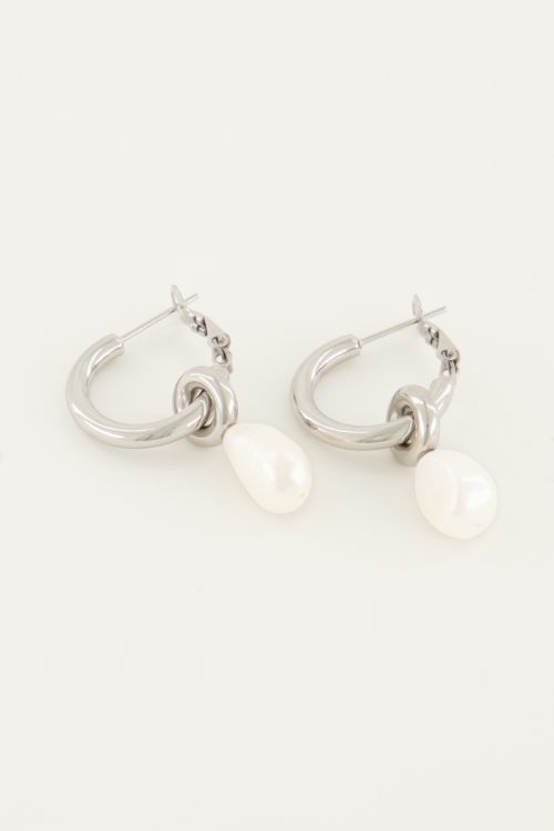 Ohrring Pearl in Silber