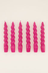 Kerzenset Twisted in Pink