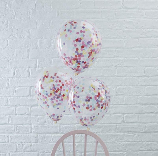 Luftballons mit Konfetti - Bunt - SHILA