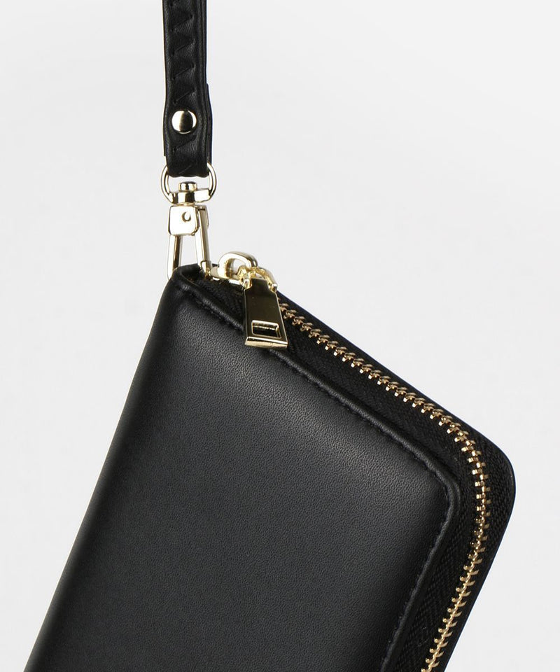 Portemonnaie Smilla Schwarz/Gold