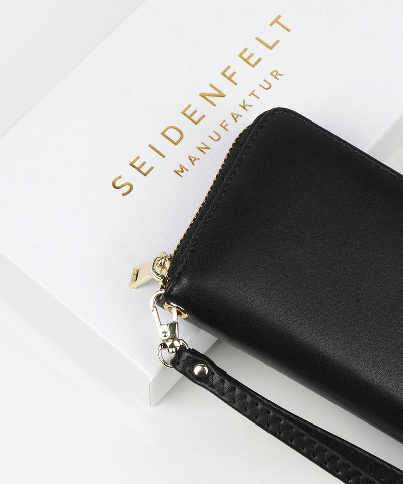 Portemonnaie Smilla Schwarz/Gold