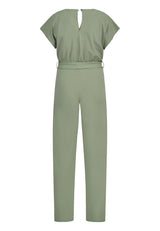 Overall Girl-Ju in Light Khaki